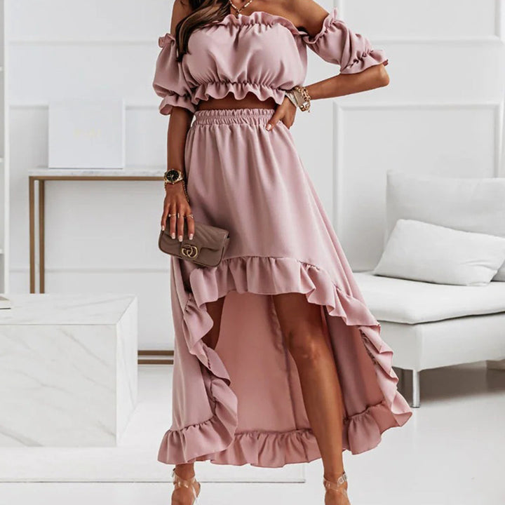 voguenna pink dress